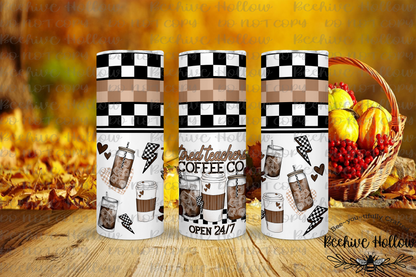 Tired Teachers Coffee tumbler 20oz - 30oz