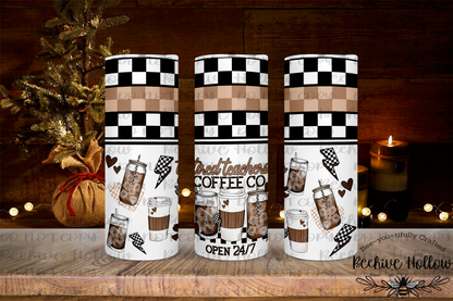 Tired Teachers Coffee tumbler 20oz - 30oz
